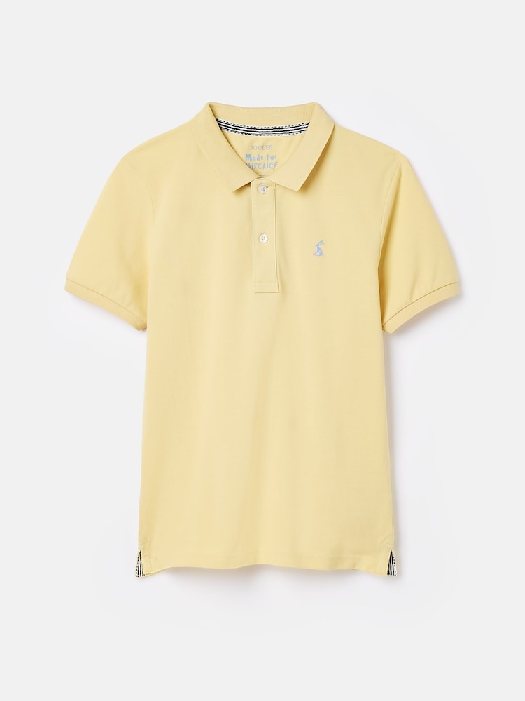 Joules Boys' Woody Yellow Polo Shirt - Image 1 of 6