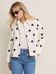 Nobodys Child White Oyanti Swing Jacket - Image 1 of 5