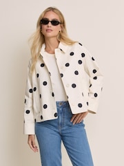 Nobodys Child White Oyanti Swing Jacket - Image 2 of 5