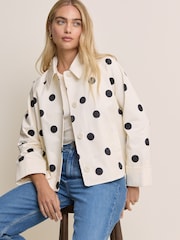Nobodys Child White Oyanti Swing Jacket - Image 3 of 5