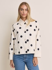 Nobodys Child White Oyanti Swing Jacket - Image 4 of 5