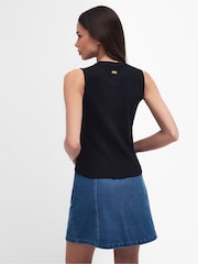 Barbour® International Hadfield Stretch Cotton Rib Tank Top - Image 3 of 7