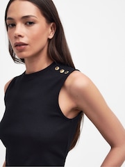 Barbour® International Hadfield Stretch Cotton Rib Tank Top - Image 5 of 7