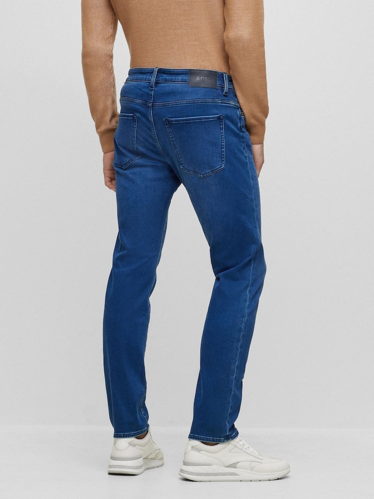 BOSS Blue Delaware Slim Fit Jeans - Image 2 of 5