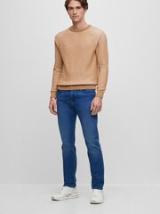 BOSS Blue Delaware Slim Fit Jeans - Image 3 of 5