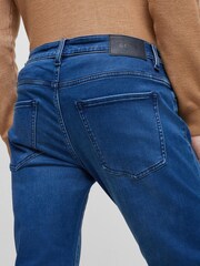BOSS Blue Delaware Slim Fit Jeans - Image 4 of 5