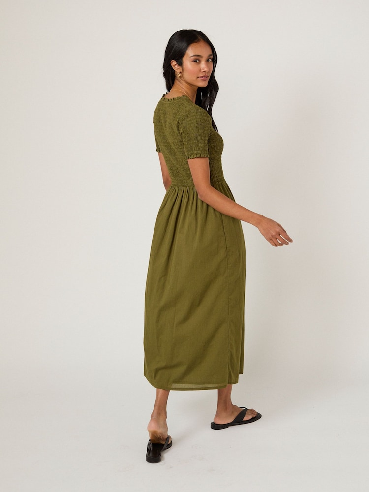 Nobodys Child Green Zita Midi Dress - Image 2 of 5