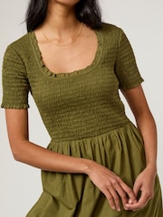 Nobodys Child Green Zita Midi Dress - Image 3 of 5