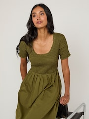 Nobodys Child Green Zita Midi Dress - Image 4 of 5