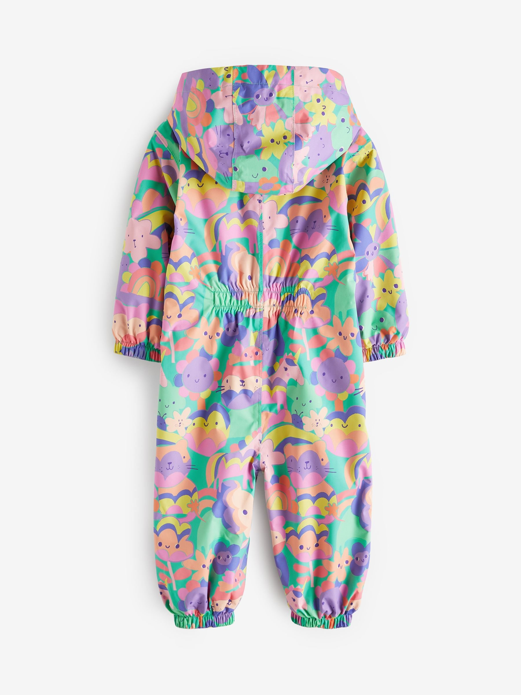 Buy Multi Lightweight Waterproof Fleece Lined Printed Puddlesuit 3mths 7yrs from Next Luxembourg