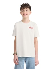 Levi's® Cream Pizza Loving Bear T-Shirt - Image 1 of 4