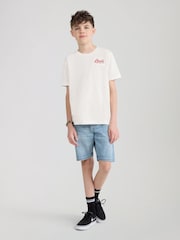 Levi's® Cream Pizza Loving Bear T-Shirt - Image 2 of 4