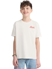 Levi's® Cream Pizza Loving Bear T-Shirt - Image 3 of 4