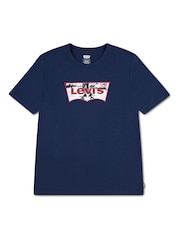 Levi's® Blue Skate Batwing T-Shirt - Image 1 of 3
