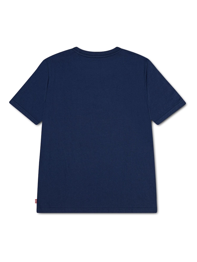 Levi's® Blue Skate Batwing T-Shirt - Image 2 of 3