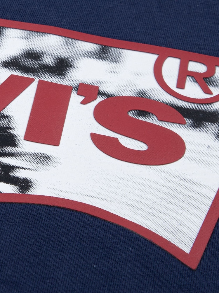 Levi's® Blue Skate Batwing T-Shirt - Image 3 of 3