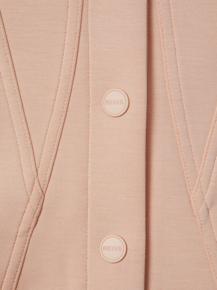 Reiss Pink Clover 9-13 yrs Scuba Cross-Back Dress - Image 3 of 3
