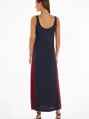 Tommy Hilfiger Blue Global Stripe Long Dress - Image 2 of 4
