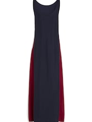Tommy Hilfiger Blue Global Stripe Long Dress - Image 3 of 4