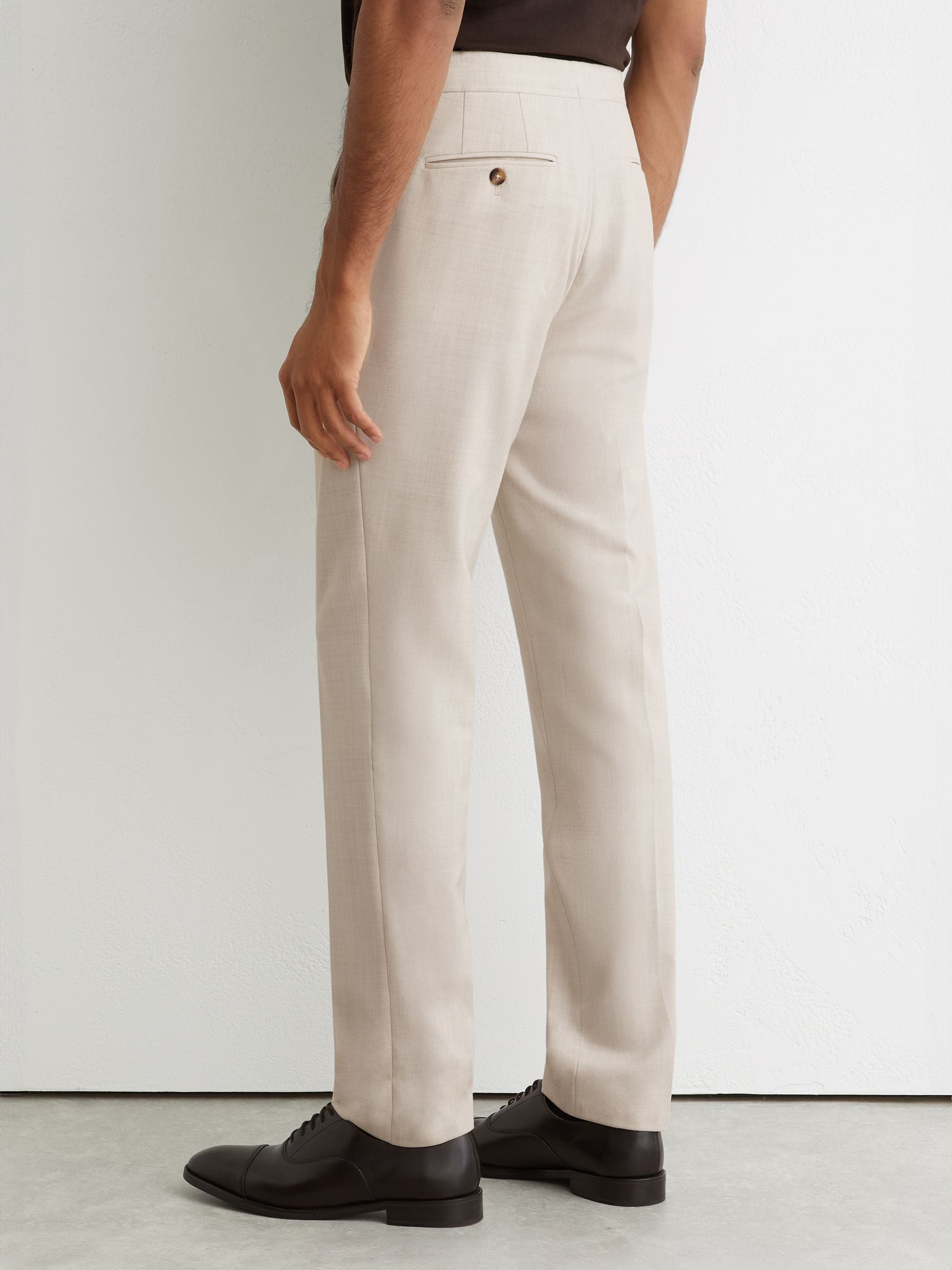 Buy Reiss Stone Belmont Slim Fit Side Adjuster Trousers from Next USA