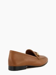 Dune London Brown Grandeur Snaffle Slim Sole Loafers - Image 3 of 5