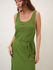 Nobodys Child Green Malia Midi Dress - Image 5 of 5