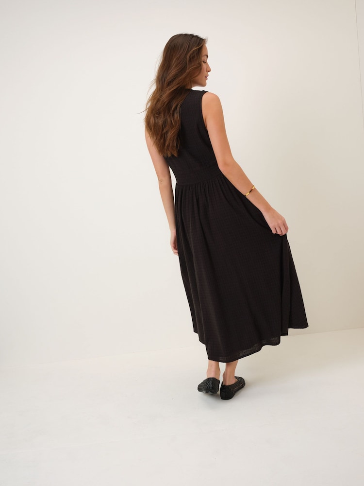 Nobodys Child Black Sleeveless Starlight Midi Dress - Image 2 of 5