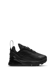Nike Black Infant Air Max 270 Trainers - Image 1 of 9