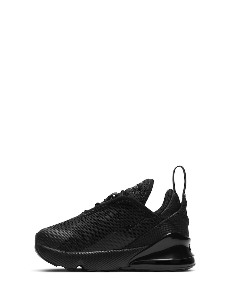Nike Black Infant Air Max 270 Trainers - Image 4 of 9