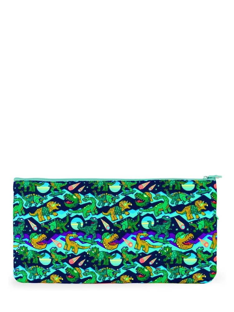 THE SOMEWHERE CO Dino Rave Mini ID Pencil Case - Image 3 of 3 THE SOMEWHERE CO Dino Rave Mini ID Pencil Case - Image 3 of 3