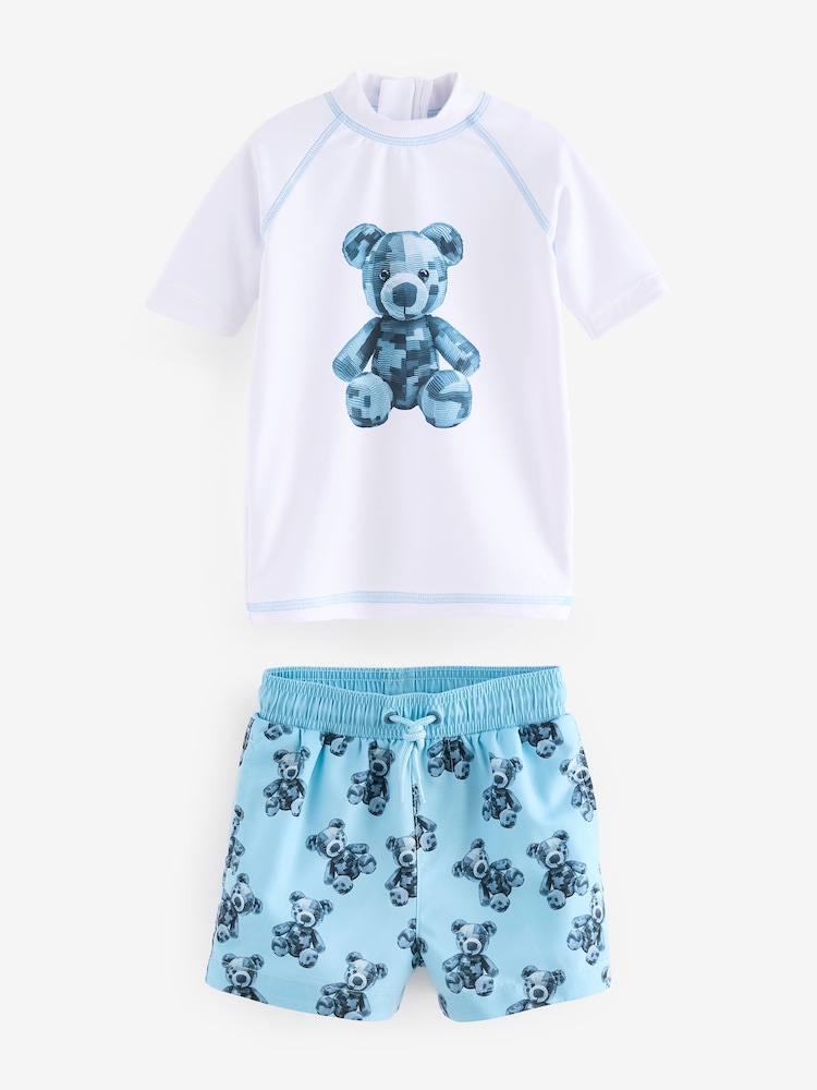 Blue Bear Sunsafe Top and Shorts Set (3mths-7yrs) - Image 1 of 3
