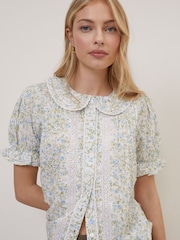 Nobodys Child Thimbolina 飾邊細節彼得潘領女裝上衣 - 圖片 3/5