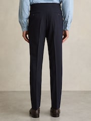 marine - Pantalon slim Reiss Belmont avec ajustement sur le côté - Image 5 de 6