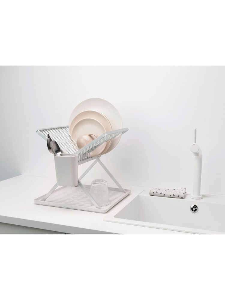 Brabantia Grey Foldable Dish Rack - Image 1 of 4