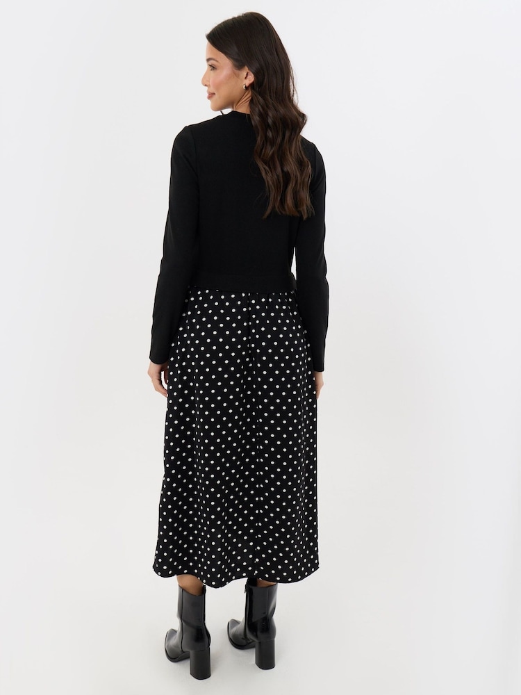 Threadbare Polka Dot Long Sleeve Maxi Dress - תמונה 2 מתוך 5 Threadbare Polka Dot Long Sleeve Maxi Dress - תמונה 2 מתוך 5