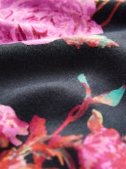 Black/Pink Owl Flannel Button Through Pyjamas - Image 9 of 9