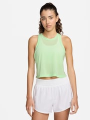 Grün - Nike Dri-fit One Klassisches, atmungsaktives Trägertop - Bild 2 von 6