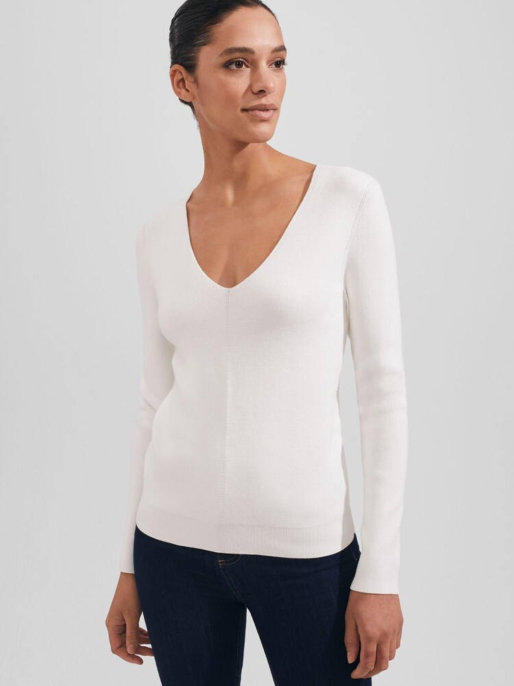 Hobbs Cream Gigi Jumper - Image 1 of 4