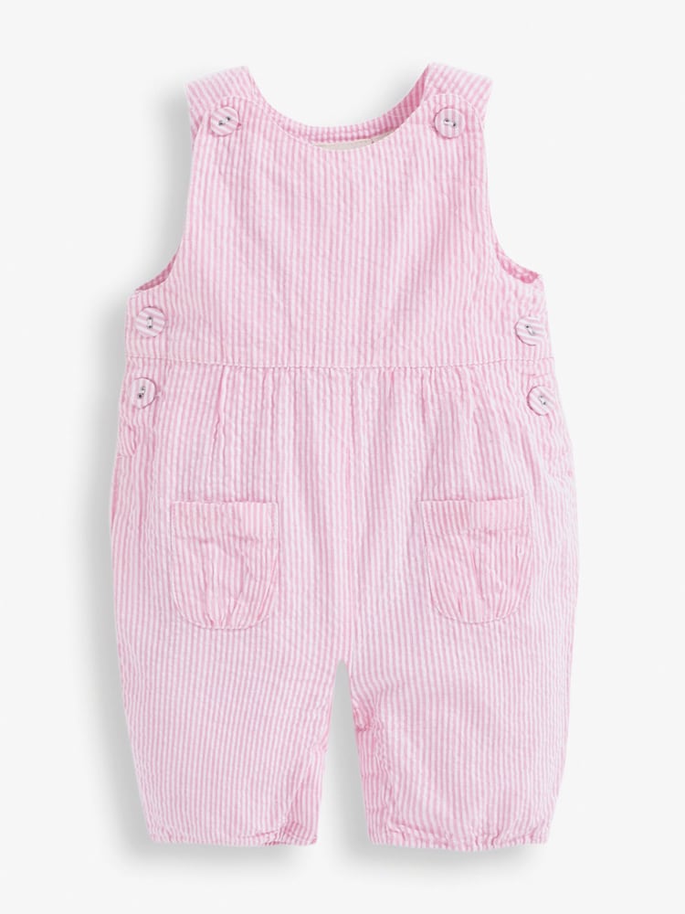 Rayas rosas - Peto culotte a rayas de sirsaca de JoJo Maman Bébé - Imagen 2 de 2