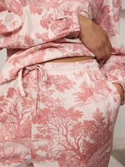 Pink Toile 100% Cotton Long Sleeve Pyjamas - Image 5 of 9