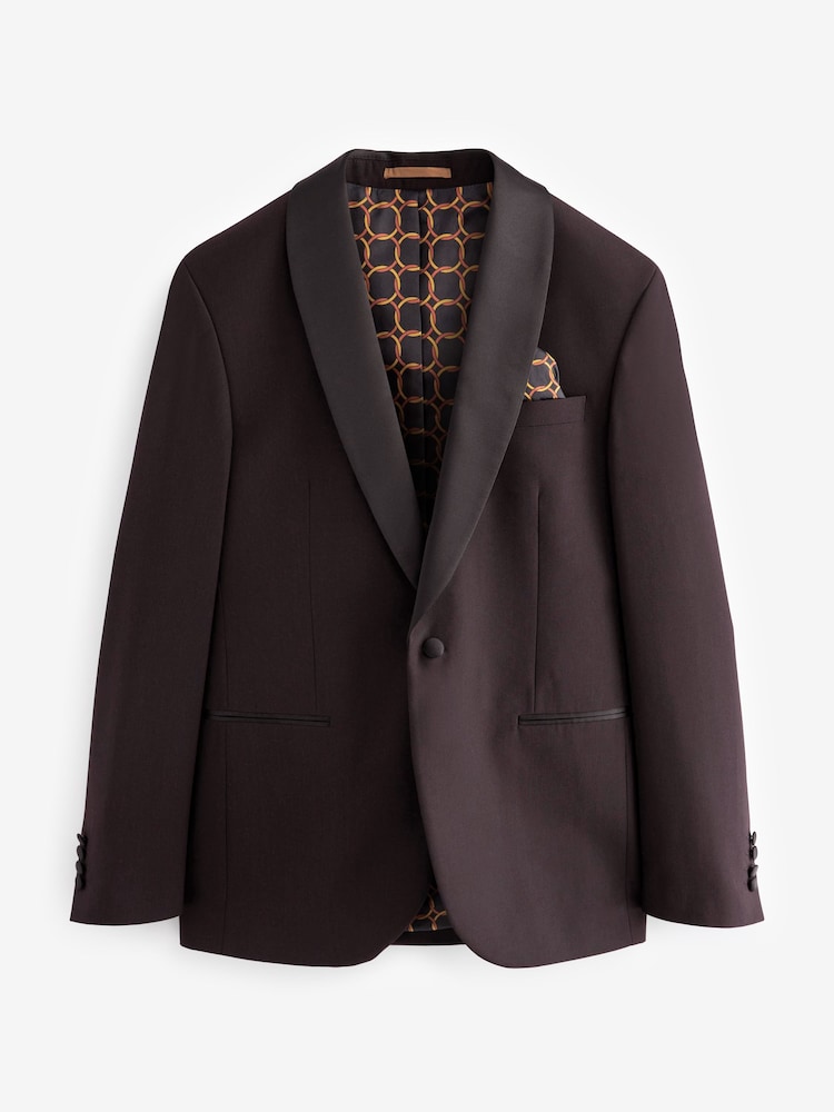 Rouge bordeaux - Veste de smoking classique - Image 14 of 17