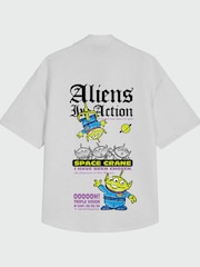 Brands In White Disney Toy Story Aliens In Action Shirt - Image 3 of 3