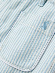 Joules Georgia Blue Striped Wide Leg Trousers - Image 5 of 9
