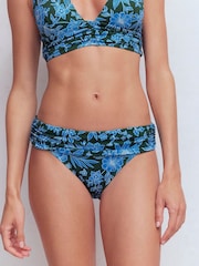 Boden Green Classic Fold Bikini Bottoms - Image 4 of 6