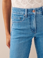 Denim - Lift Style And Shape Schlagjeans in mittlerer Waschung - Bild 4 von 6