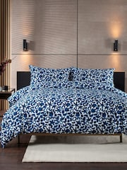 Deyongs Blue Abstract Shapes Duvet Cover and Pillowcase Set - Image 1 of 4