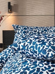 Deyongs Blue Abstract Shapes Duvet Cover and Pillowcase Set - Image 3 of 4