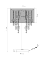 Champagne Gold Palazzo Large Table Lamp - Image 8 of 8
