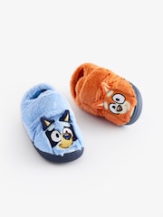 Blue Bluey Touch Fastening Cupsole Slippers - Image 1 of 5