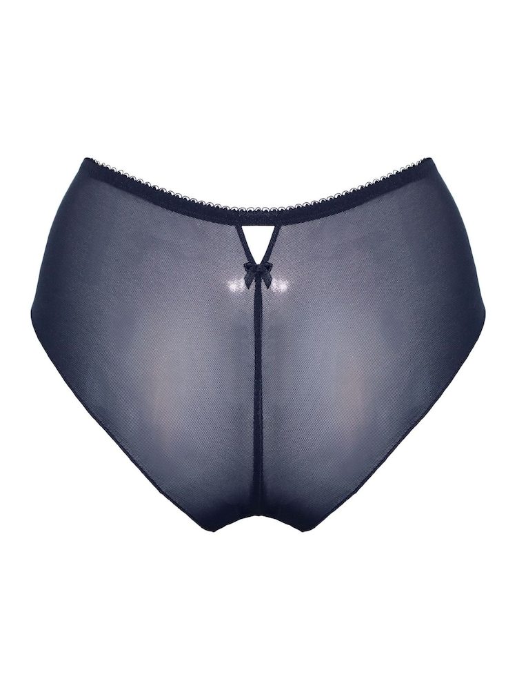 Pour Moi Midnight Blue Short Amour Knickers - Image 4 of 4 Pour Moi Midnight Blue Short Amour Knickers - Image 4 of 4